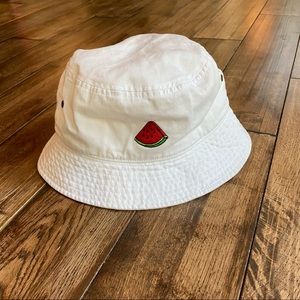 COPY - Watermelon White Cotton Bucket Hat
